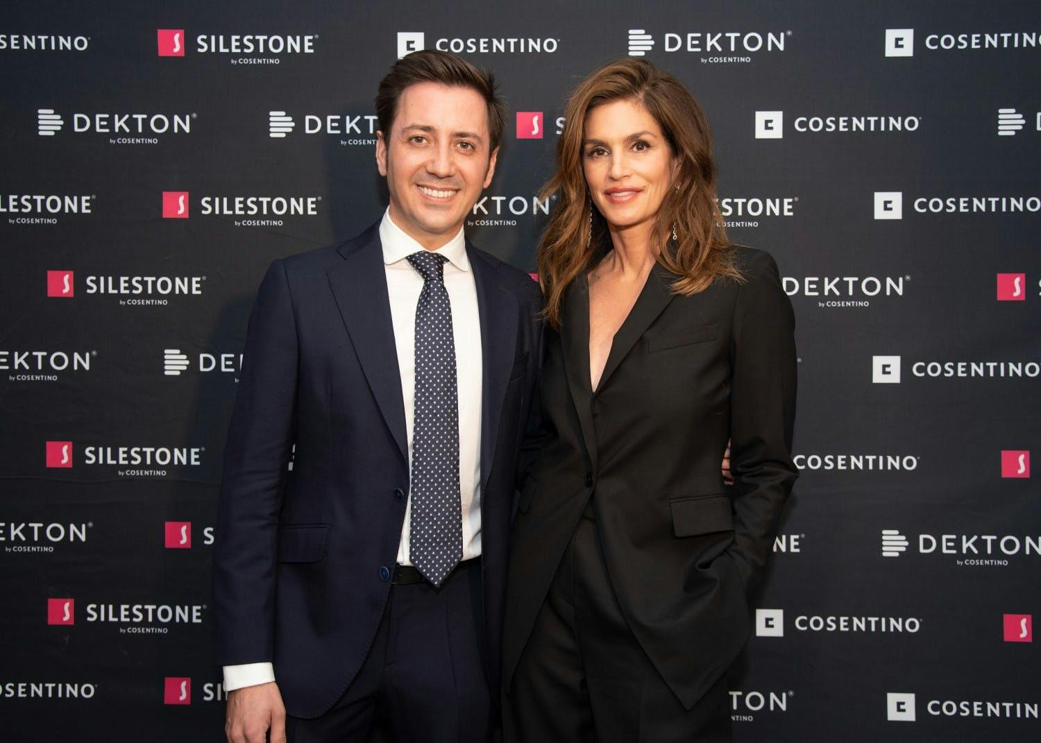 Image 35 of Eduardo Cosentino Cindy Crawford lr 1 in Cindy Crawford hosts Cosentino City Los Angeles Grand Opening - Cosentino