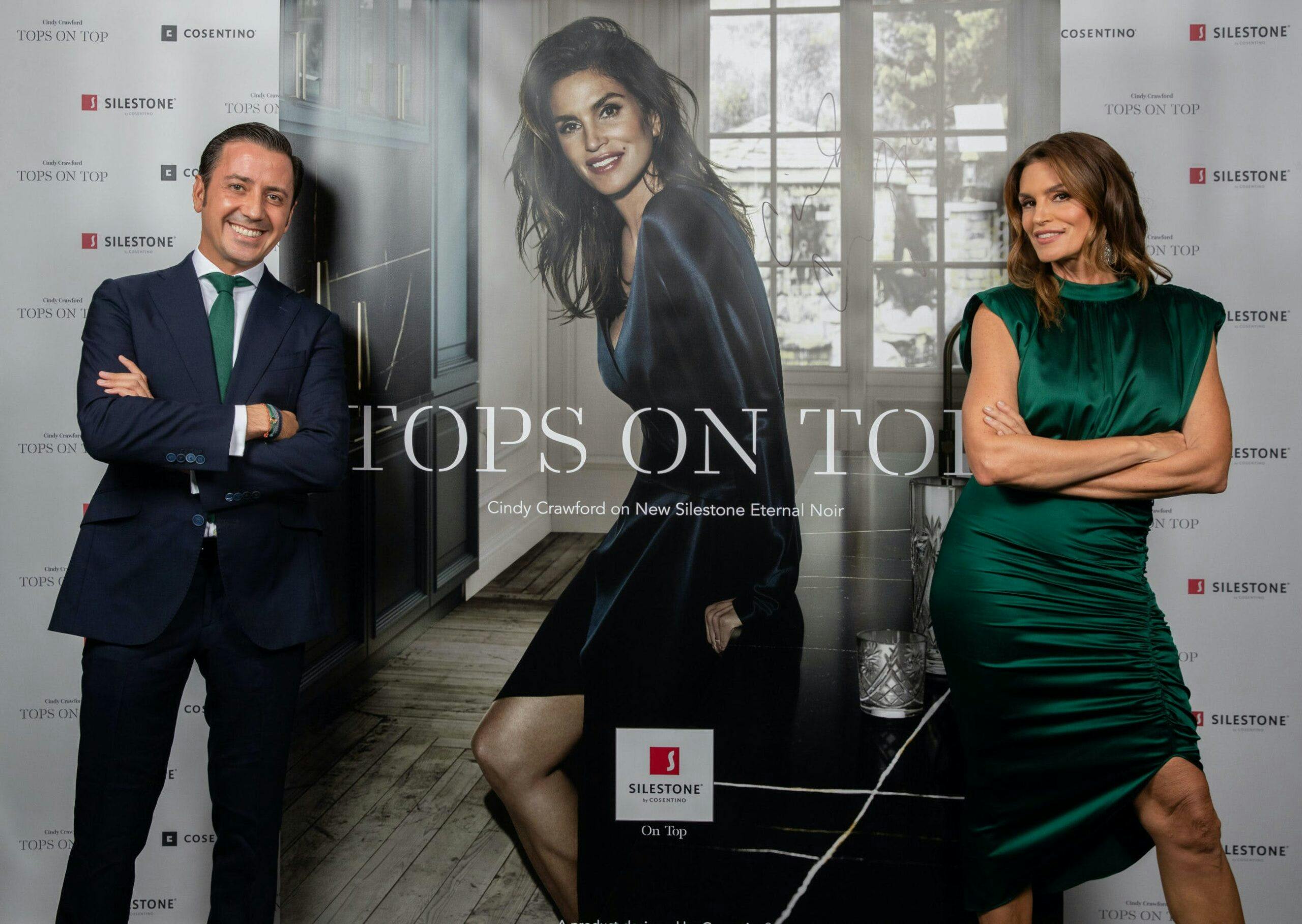 Image 31 of Eduardo Cosentino y Cindy Crawford Tops On Top 2019 Londres 1 scaled in Silestone® Presents its New "Tops on Top 2019" Campaign Featuring Cindy Crawford - Cosentino