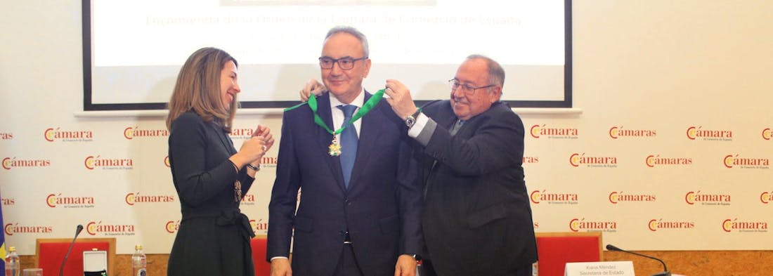 Cosentino receives the Commendation of the Order of the Spanish Chamber