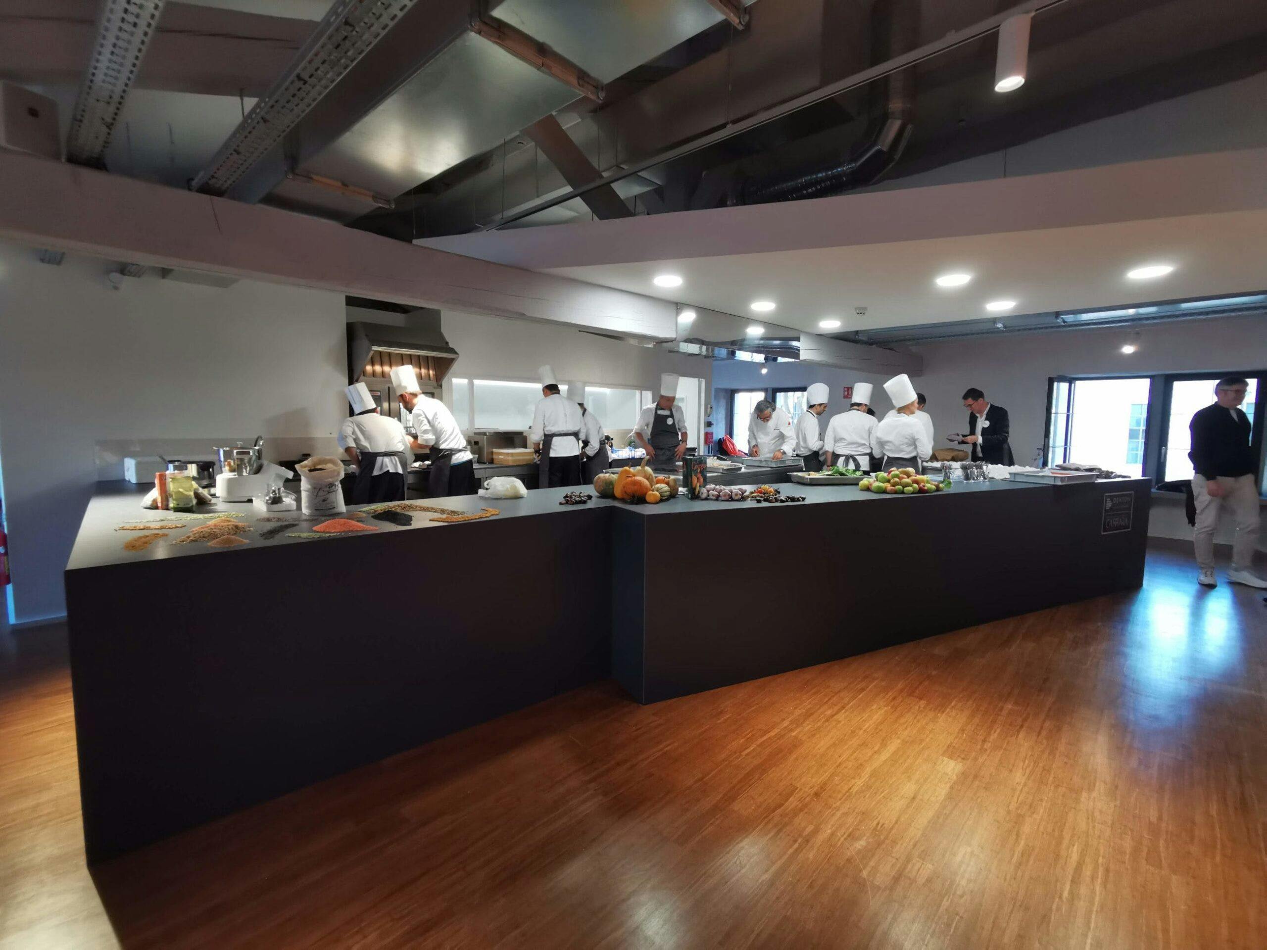 Image 34 of IMG 20191011 173615 copie 1 scaled in Dekton by Cosentino features the kitchen of the Cité Internationale de la Gastronomie - Cosentino