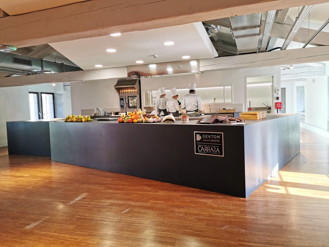 Dekton by Cosentino features the kitchen of the Cité Internationale de la Gastronomie