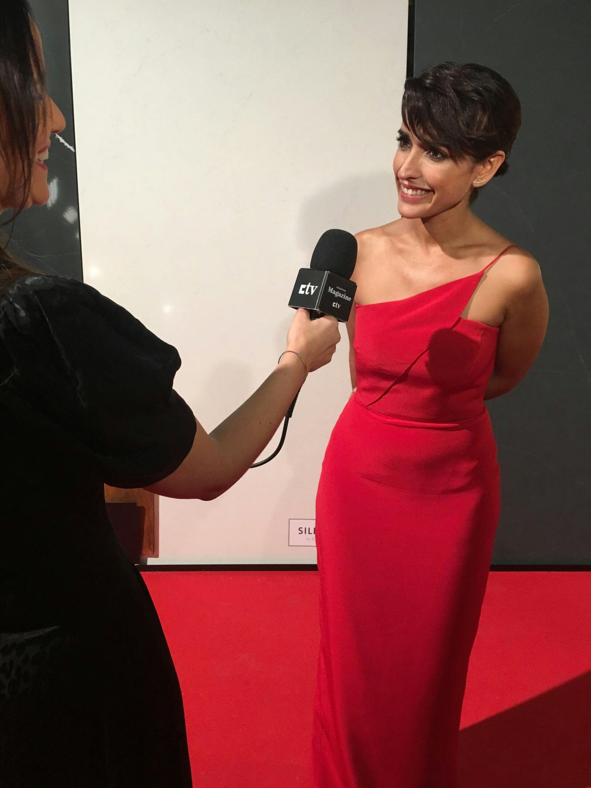 Image of Inma Cuesta para TV Cosentino Premios Feroz 2019 1 scaled - Cosentino Image of Inma Cuesta para TV Cosentino Premios Feroz 2019 1 scaled in Silestone® and 2019 Feroz Awards - Cosentino