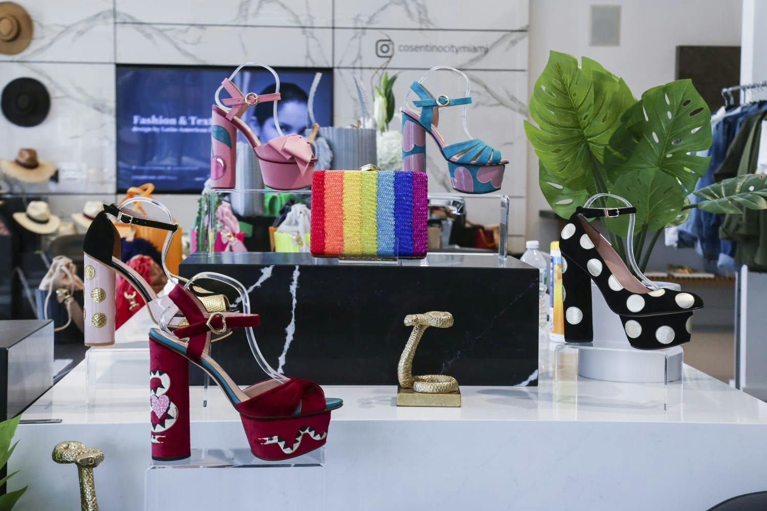 Image of Jessica Butrich Fotwear at Cosentino City Miami lr - Cosentino Image of Jessica Butrich Fotwear at Cosentino City Miami lr in Cosentino Miami Showroom & "FASHION+TEXTURES" - Cosentino