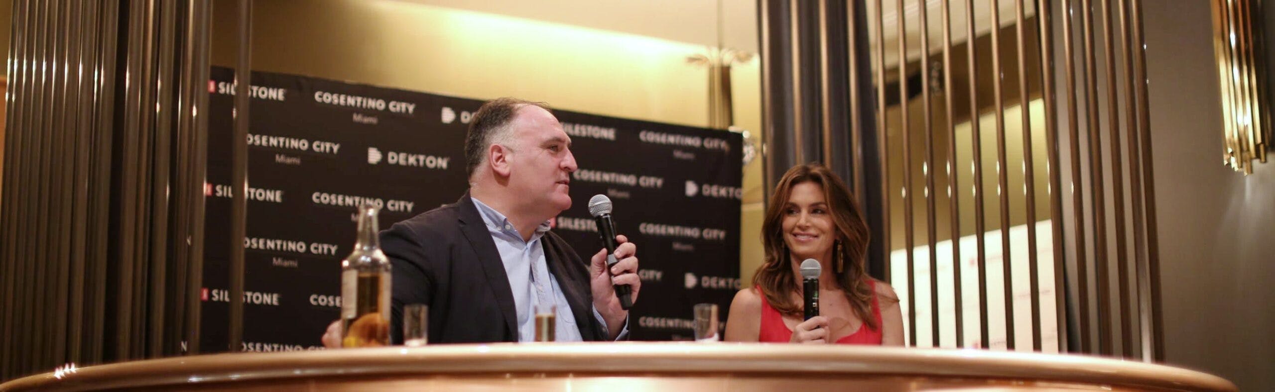 Image 32 of Jose Andres y Cindy Crawford 1 2 scaled.jpg?auto=format%2Ccompress&ixlib=php 3.3 in Silestone dazzles with Cindy Crawford and José Andrés - Cosentino