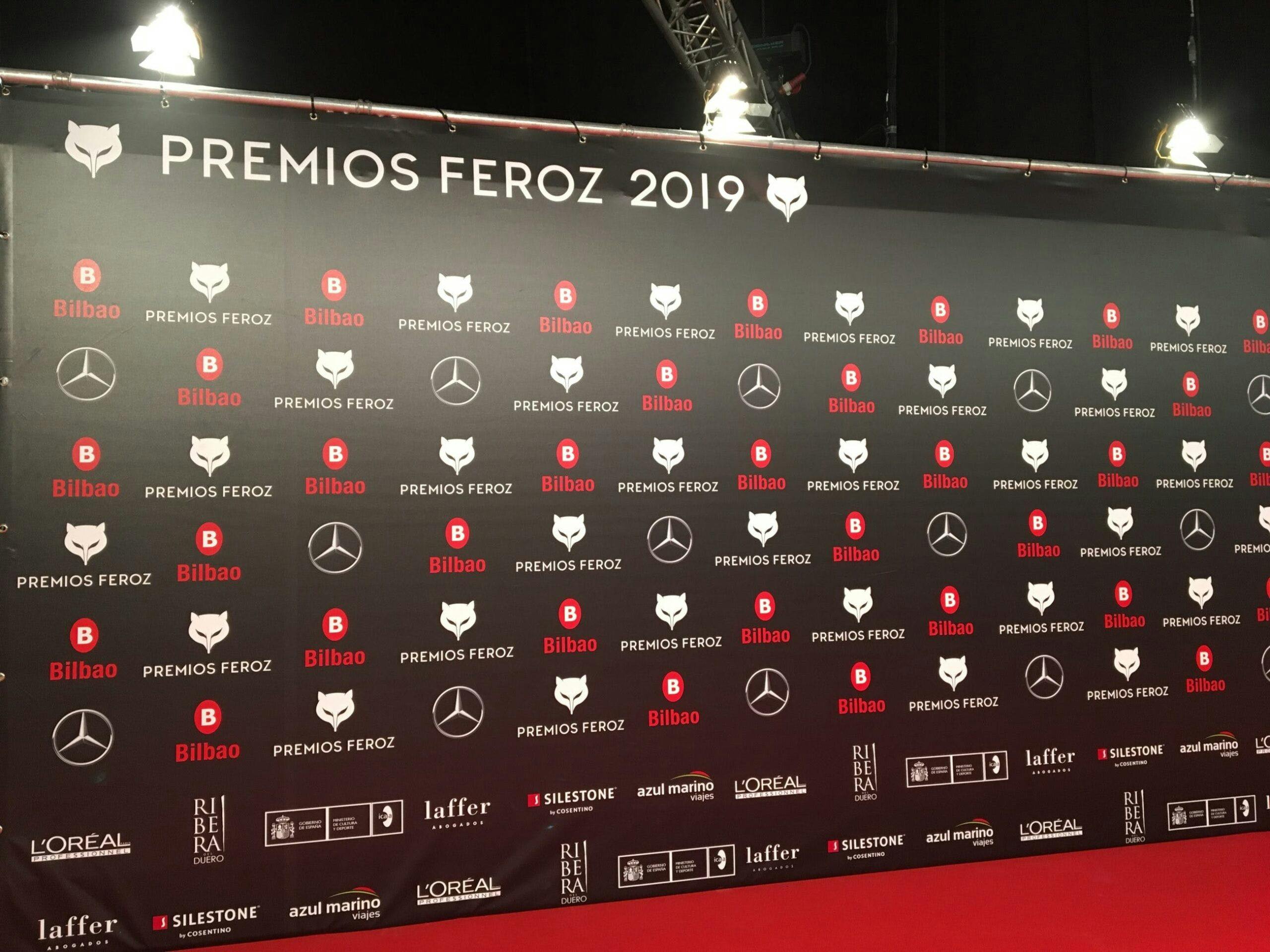 Image of Photocall Premios Feroz 2019 Logo Silestone 1 1 scaled - Cosentino Image of Photocall Premios Feroz 2019 Logo Silestone 1 1 scaled in Silestone® and 2019 Feroz Awards - Cosentino