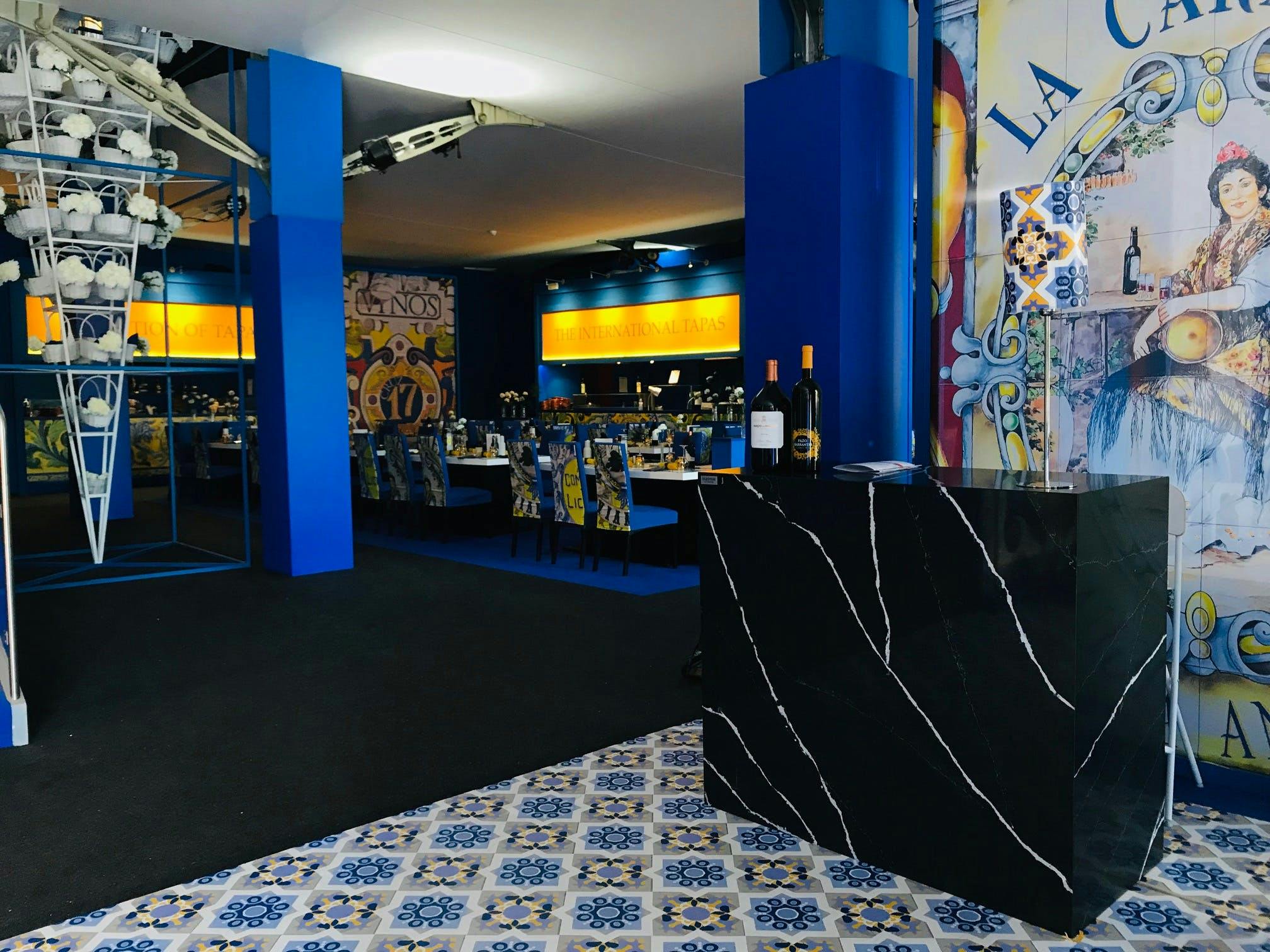 Image 44 of Restauracion VIP MMO 2018 Silestone Eternal Marquina 1 in Dekton® stars at the Mutua Madrid Open - Cosentino