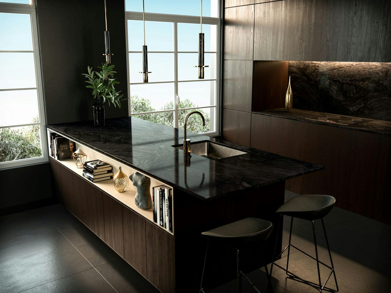 Sensa by Cosentino® presents the new quartzite Nilo - Cosentino Sensa by Cosentino Nilo Kitchen countertops and backsplash 1 1 | Cosentino