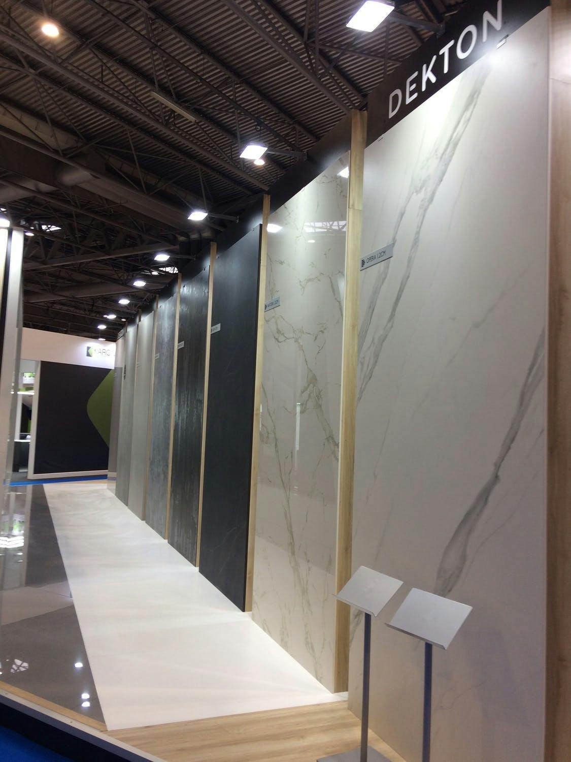 Image 35 of Stand Cosentino KBB Birmingham Dekton 1 3 in Cosentino surprises at the KBB Birmingham fair - Cosentino