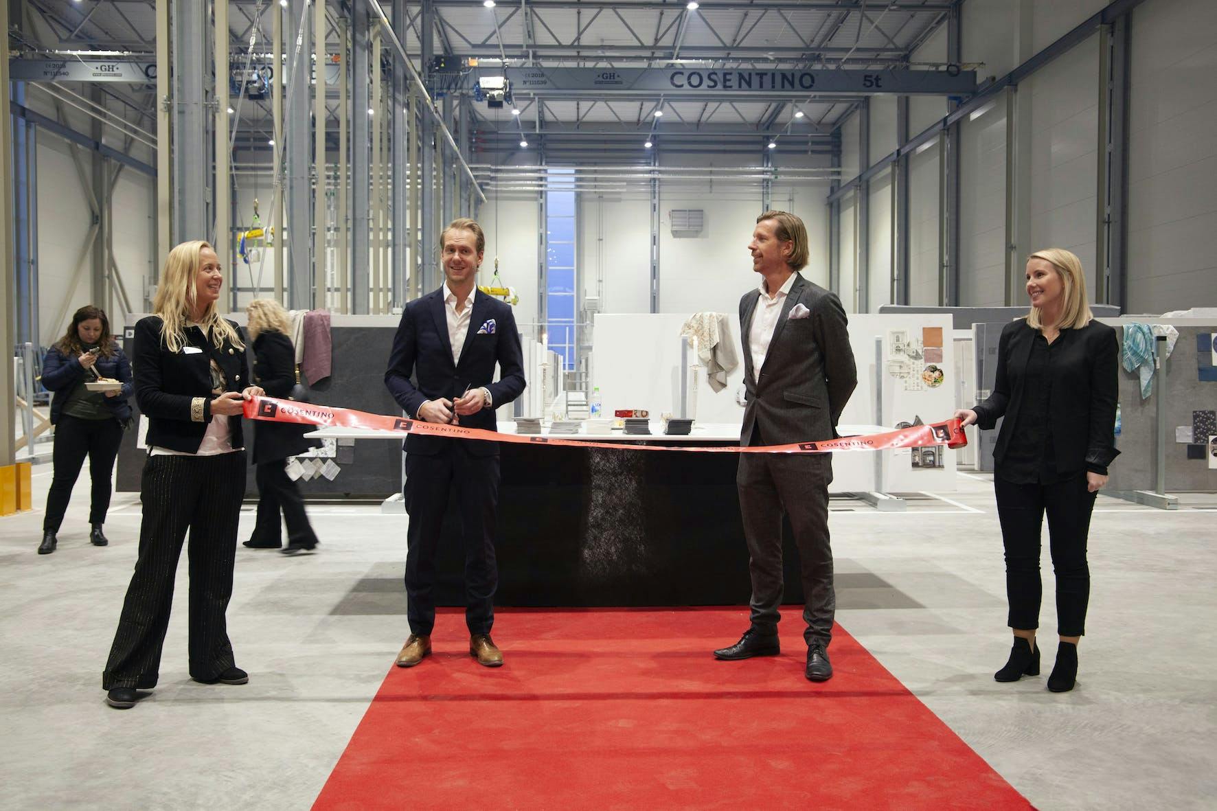 Image of inauguracion Cosentino Center Estocolmo - Cosentino Image of inauguracion Cosentino Center Estocolmo in Cosentino Group opens new "Centre" in Stockholm and celebrates the end of a year of strong growth in Europe - Cosentino