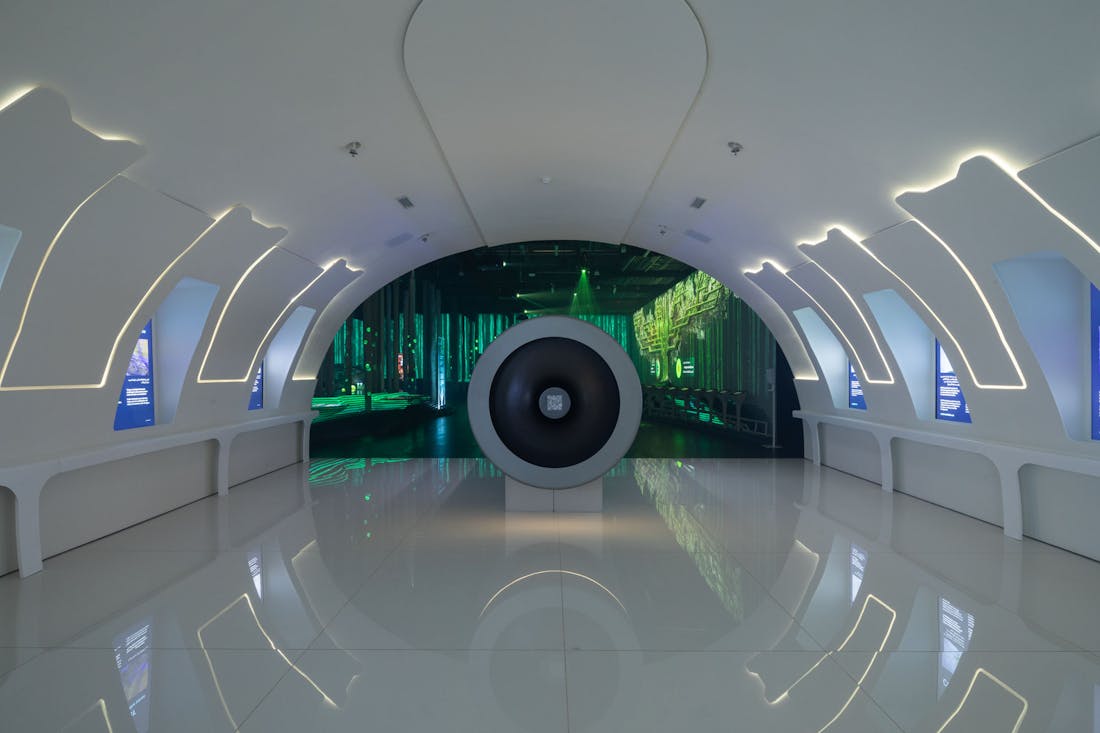 Image 34 of Suelo Zona Hyperloop Entrada Bosque.jpg?auto=format%2Ccompress&fit=crop&ixlib=php 3.3 in Cosentino materials stars the Spanish Pavilion at Expo Dubai 2020 - Cosentino