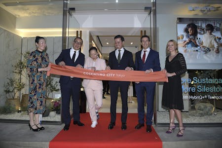 Image 42 of Tokyo Opening Event ribbon.jpg?auto=format%2Ccompress&fit=crop&ixlib=php 3.3 in The magic of a Cosentino City showroom lights up Stockholm - Cosentino
