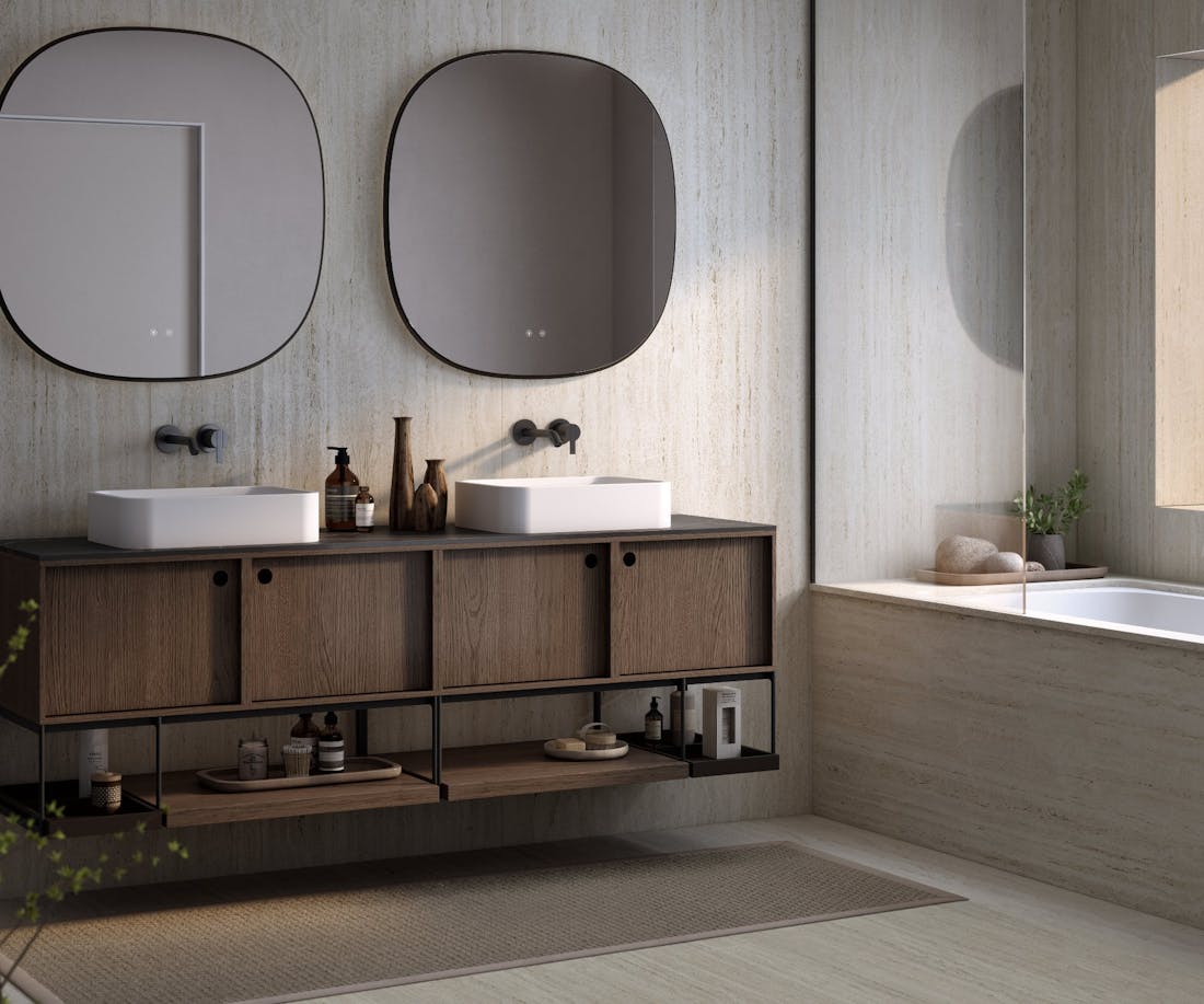 Image 35 of AMB01 Bathroom Dekton TK06 Maromorio.jpg?auto=format%2Ccompress&fit=crop&ixlib=php 3.3 in Wellness at the heart of the bathroom: create your own sanctuary - Cosentino
