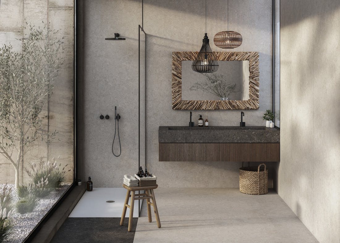 Image 35 of AMB06 Bathroom Dekton VK01 Nebbia.jpg?auto=format%2Ccompress&fit=crop&ixlib=php 3.3 in Interior design trends for 2023 according to our partners - Cosentino