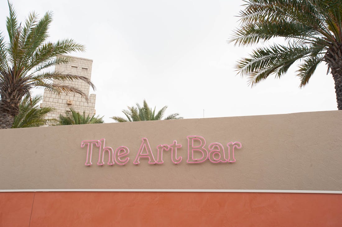 Image 32 of Art Bar Art Dubai 2023 2.jpg?auto=format%2Ccompress&fit=crop&ixlib=php 3.3 in Art Bar installation at Art Dubai 2023 - Cosentino