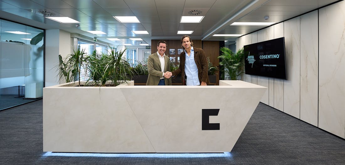 Image 36 of MMOpen23 Cosentino 2.jpg?auto=format%2Ccompress&fit=crop&ixlib=php 3.3 in Feliciano López visits the Madrid offices of Cosentino, main sponsor of the Mutua Madrid Open - Cosentino