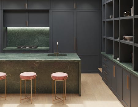 Image 36 of Le Chic Boheme Jardin Emerald 2 kitchen.jpg?auto=format%2Ccompress&fit=crop&ixlib=php 3.3 in Silestone® Voted Best Work Surface in BKU Awards 2020 - Cosentino