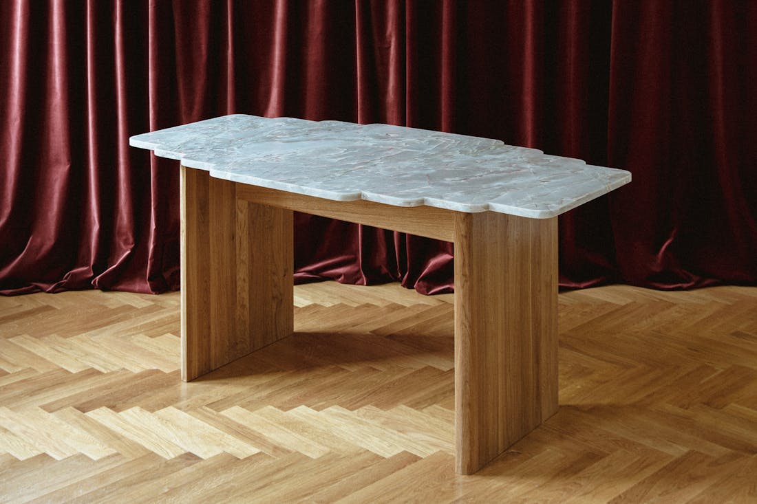 The Muralla Table by Zaczyn Studio