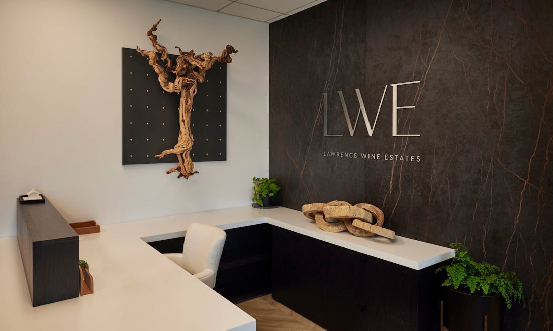 Sonoma interiors honors the legacy of Napa Valley in the Lawrence Wine Estate’s executive offices
