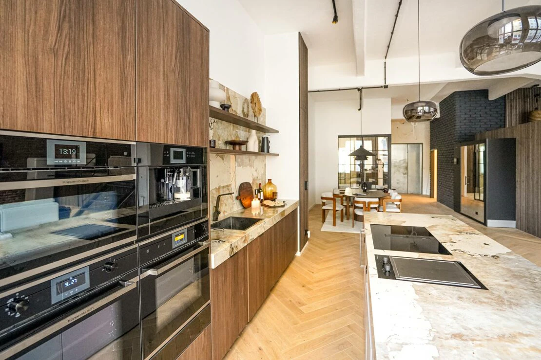 Picture of Elegance and functionality in an industrial-style loft apartment in ...