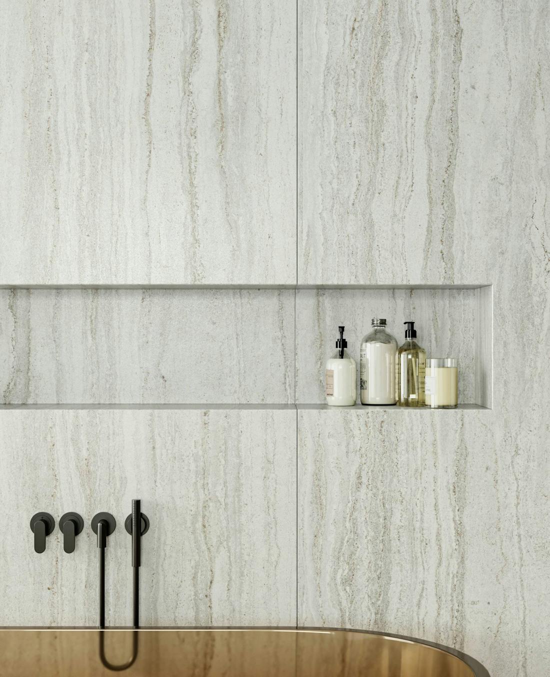 5. Dekton Pietra Edition - Bathroom - Trevi + Polar 3 5. Dekton Pietra Edition - Bathroom - Trevi + Polar 3