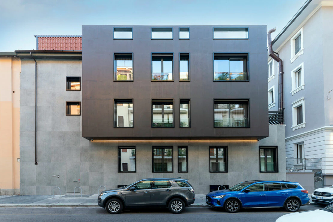 Dekton is the inspiration behind the striking monolithic façade of this