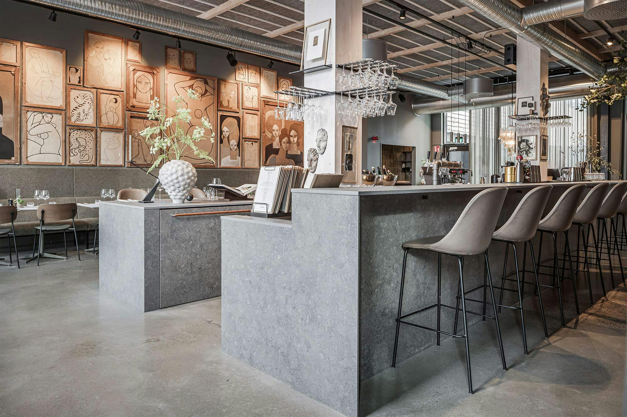 La-Fonderie-6 Image 41 of La Fonderie 6.jpg?auto=format%2Ccompress&ixlib=php 3.3 in Dekton brings Parisian style to Swedish restaurant La Fonderie - Cosentino